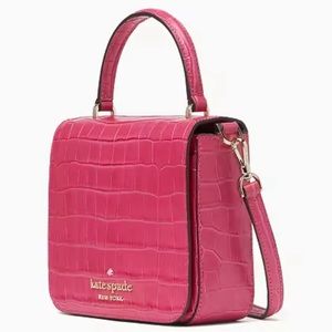 Kate spade NEW YORK Staci Square Crossbody pink
